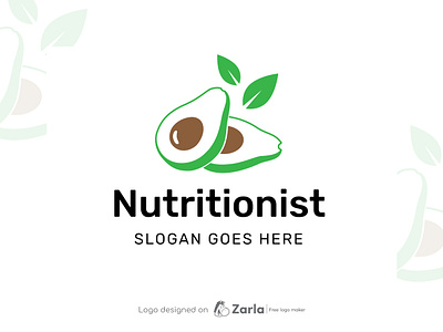 Nutritionist Logo avocado logo free logo free logo maker health logo logo logo design logo maker nutritionist logo