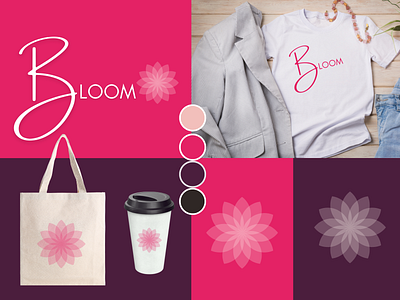 Bloom Branding & Logo branding design graphic design logo mockup