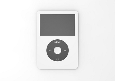 iPod Rendering design illustration industrial design product product design