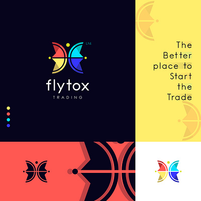 flytox Trading ltd Logo Identity Design awesome brandidentitydesign branding business logo company logo creative logo icon identity illustration logo design logomark logotype modern logo print symbol trading typography unique logo vector web design