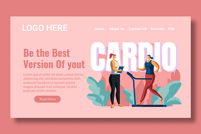 Personal Trainer - Landing Page app branding business design digital graphic design html illustration motion graphics personal personal trainer technology trainer ui ui design ux ux design walkthrough web website