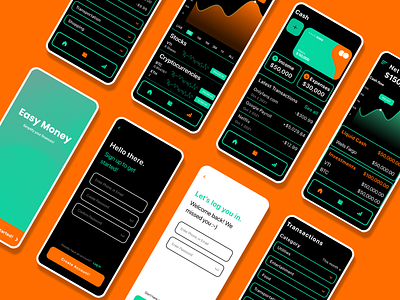 Personal Finance App Design app banking design figma finance graphic design mobile ui ux