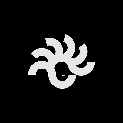 003 - Shape Study bauhaus black branding circle clean design digital flat geometric geometry graphic illustration logo repeating rotation shape shapes swiss vector white