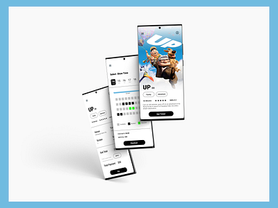 Movie App design ui ux web design