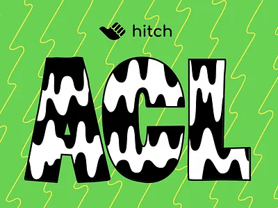 ACL artwork acl austin texas illustration lettering retro