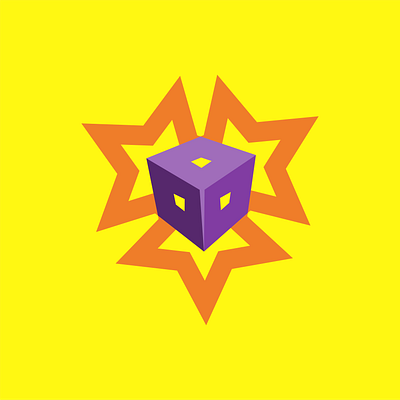 002 - Shape Study abstraction bold clean color cube design digital flat geometric graphic illustration logo modernism repeating rotation shape shapes star vector yellow