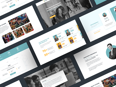 Website Design agency agencylife brand branding classes creativeagency design edtech education illustration onlinechasses showcase teaching webpage