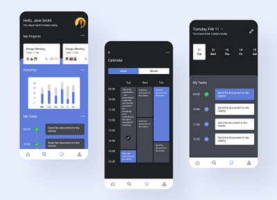 Task Management App app calendar clean ui figma management management app mobile mobile app project app project management project management app task task app task management app task managent to do to do app to do list ui ux