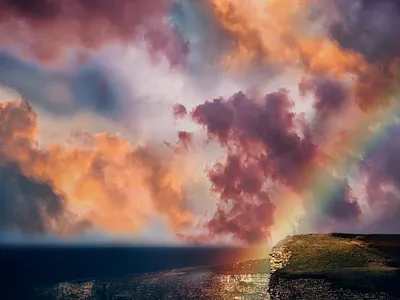 Vibrant Sky graphic design