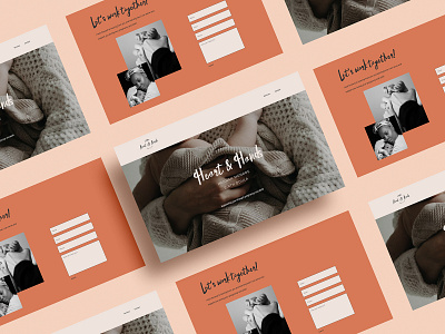 Heart & Hands Doula branding visual identity web design