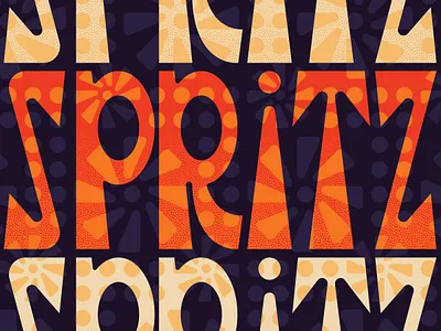 Spritz Type branding design illustration illustrator logo packaging pattern type typography vector