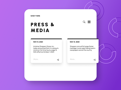 DailyUI challenge: Press page #051 051 challenge dailyui figma graphic design press press page ui