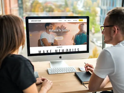 Welcome To Travel web design