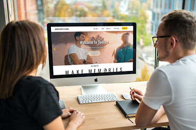 Welcome To Travel web design