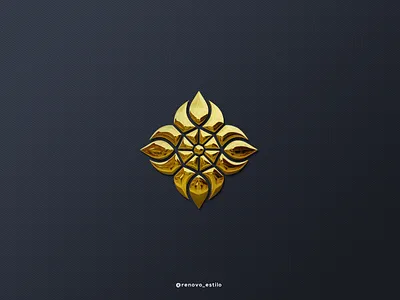 rose gold logo 3d animation branding design gold design graphic design icon identity illustration logo logo design logotype motion graphics symbol typography visual identity