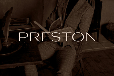 Preston - Classy All-caps Sans branding creative market design font graphic design logo logo design sans type design typeface typography