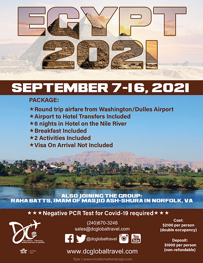 DC Global Travel Flyer-Egypt