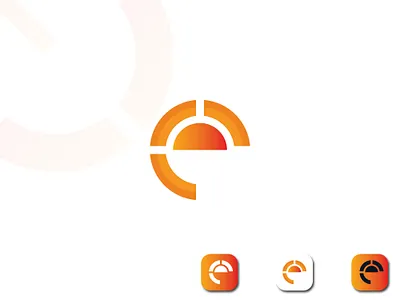 E letter logo graphic design