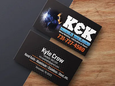 K&K Mobile Welding brand identity branding design graphic art graphic design illustration logo logo design typography