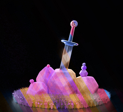 Make a choice 3d cinema4d design illustraion illustration octane