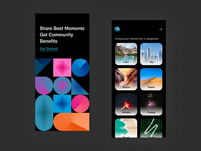 Stocks Photo Application 3d animation best branding clean creative design flat graphic design home illustration logo motion graphics photo photographer stock ui