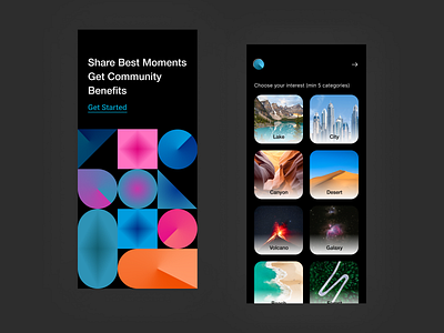 Stocks Photo Application 3d animation best branding clean creative design flat graphic design home illustration logo motion graphics photo photographer stock ui