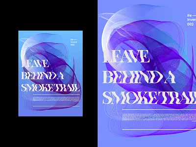 Smoketrail- Poster Design branding design illustrator logo poster poster design typography vector