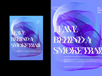 Smoketrail- Poster Design branding design illustrator logo poster poster design typography vector