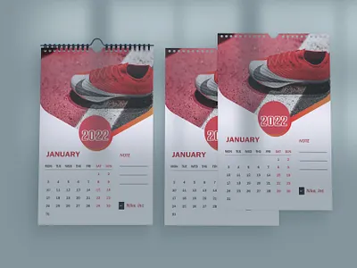 Nike Calendar Design branding business card business flyer design flyer graphic design icon illustration