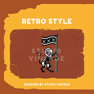 CUSTOM RETRO LOGO illustration logo retro vector vintage logo