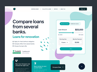 Fintech Landing page bank bank card banking concept design finance app fintech landingpage management minimal mobile banking online bank retro uidesign webapp webdesign website website concept