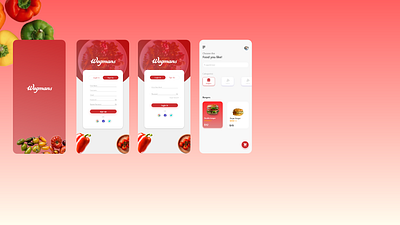 food app app design logo ui ux