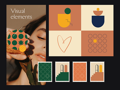 Branding & Visual elements beauty beauty care branding brutalism colorful cosmetics design design studio eccomerce graphic design illustration logo minimalism shape stamps trend