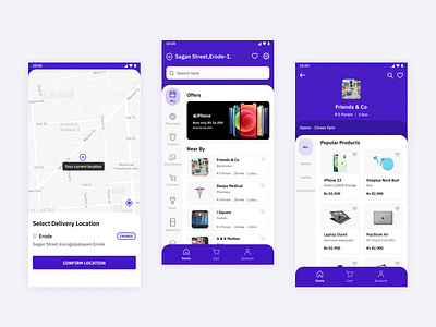 Shop View app branding design icon typography ui ux