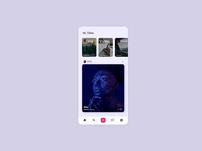 Instagram Redesign app design instagram mobile redesign social ui