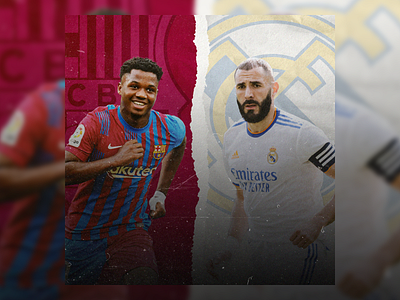 EL CLASICO VERSUS adobe adobe photoshop adobephotoshop ansu barcelona benzema design elclasico fati football poster real soccer spain sport sportdesigne