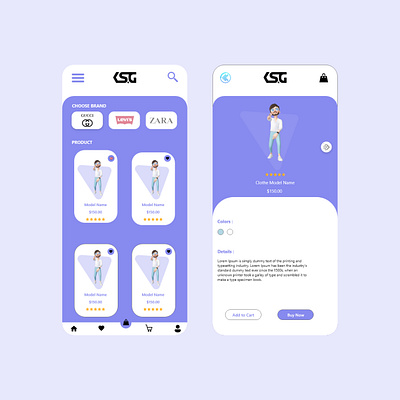 Clothes Store App Design | E-commerce App Design | Xd App Design clothes store clothes store app design ecommerce app design soft ui design trends graphics ui ux xd app design xd design