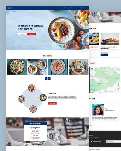 Tastew bootstrap business css food business html5 responsive template