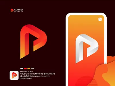 Partner Program Logo Design abstract brand logo branding business logo clean logo company logo design fiverr.com icon illustration lettermark logo minimalit logo modern logo monogram p logo partner logo program logo ui vector