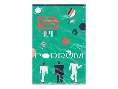 P O D R U M - Poster Design Test 2021 album artwork album cover design fejz gmizi graphicdesign hiphop illustration poster posterdesign rap sheen