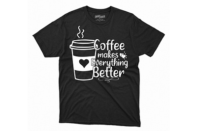 T-shirt coffee custom custom t shirt design illustration logo shirt svg typography vector