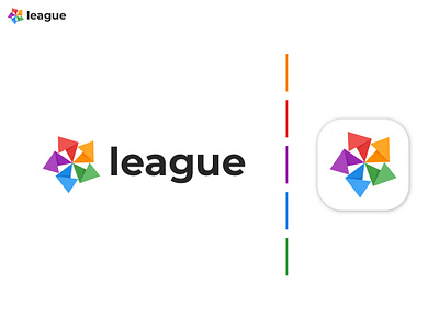 league + team + Sporting Club Logo abstract logo basketball brand brand design brand identity color logo cricket football icon league logo logo concept modern logo people soccer sports team unity