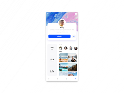 User Profile design instagram profile social social media social network timeline travel travel app ui user user profile web design webdesign website website design