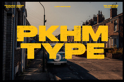 Peckham Press - Handmade Type 3d animation app branding design graphic design icon illustration logo motion graphics ui