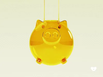 Squid Games - Blood Money 3d 3d animation animation blender blender 3d blood blood money cash games halloween loop money netflix piggy bank squid squid games