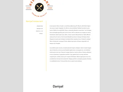 Letterhead Design