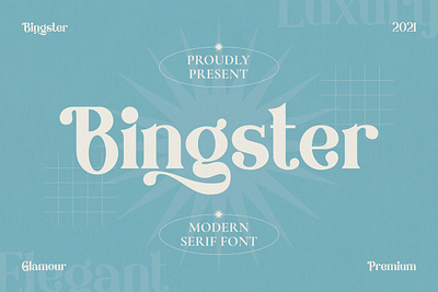 Bringster - Modern Premium Font advertising bold branding classy display elegant fat header headline invitation logo luxury magazine modern premium premium font premium fonts sans serif font stylish typography