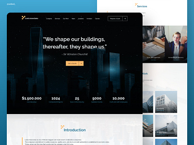 Construction Website Design branding construction construction web design design graphic design illustration logo ui ux vector web design agency website design