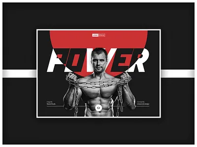 Power Concept concept exercise gym muscle strong webflow workout