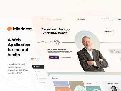 The Best UI/UX For Dashboard & Landing Page admin animation app design application best dash dashboard design health landing manager mind motion graphics planner qclay trend ux web web design